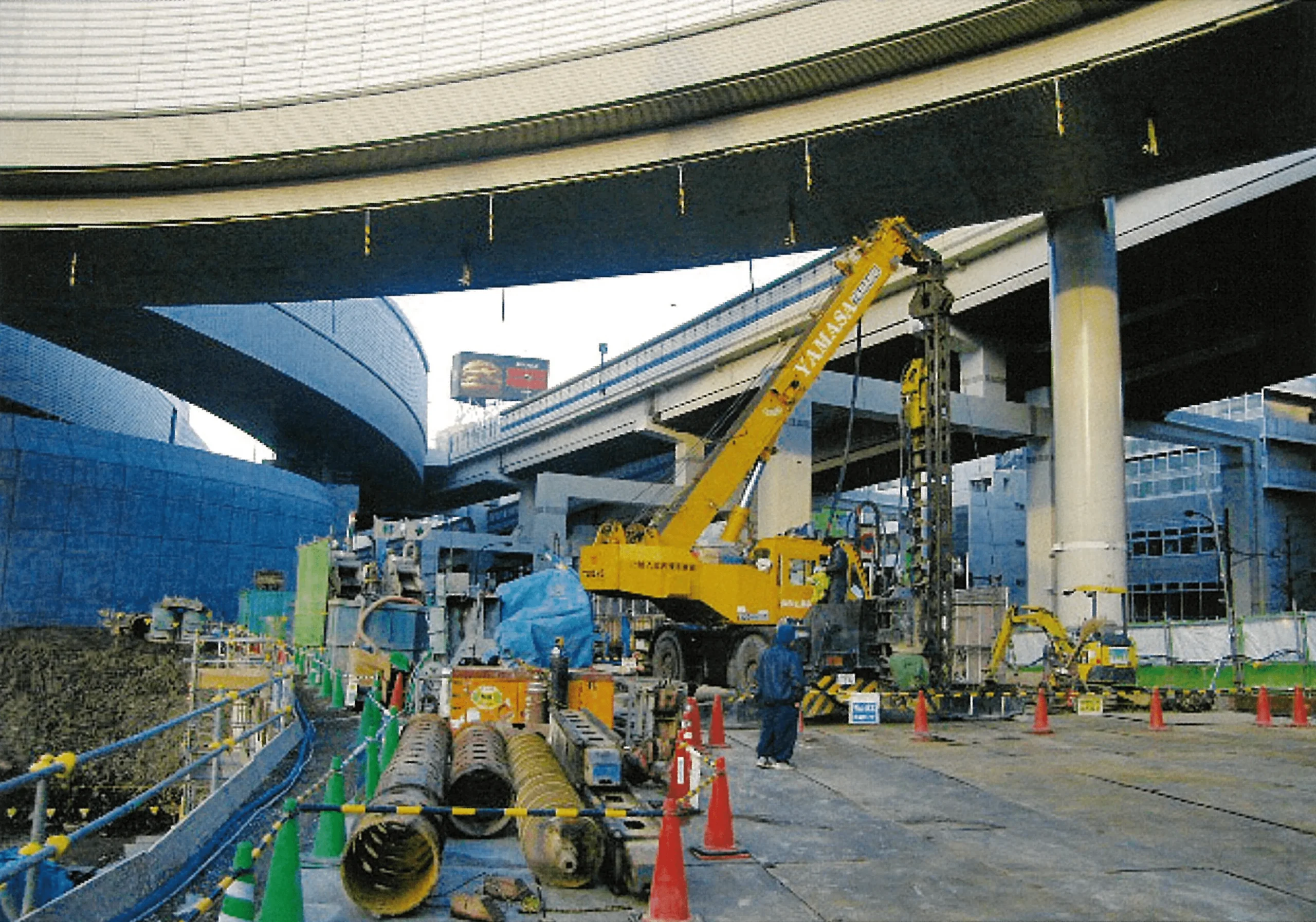 トンネル工事の様子